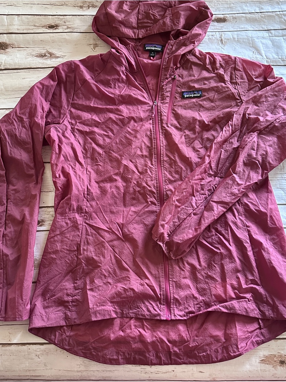 Patagonia mauve windbreaker jacket vguc in XL